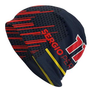 Sergio Perez 2021 Motorsport F1 레이싱 RB16B Unisex Bonnet Thin Hiking Hats Skullies 모자 통기성 모자