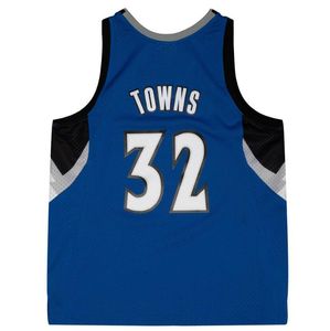 Maglie da basket cucite Karl-Anthony Towns 2015-16 maglia Hardwoods classica maglia retrò Uomo Donna Gioventù S-6XL