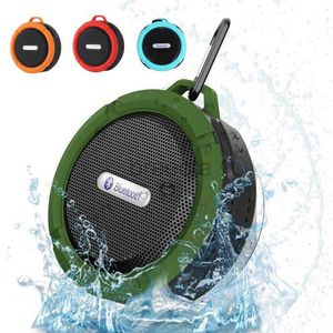 Taşınabilir Hoparlörler Su Geçirmez Bluetooth Hoparlör Açık Duş C6 Kablosuz Taşınabilir Subwoofer Hoparlör Ses Kutusu Eşleme Kupası Paketi 240304