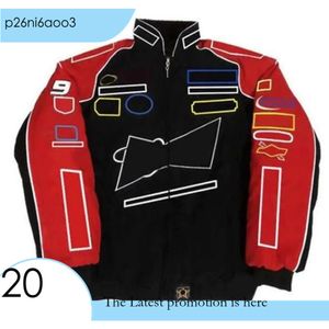 Giacca da corsa F1 Formula Uno Autunno/Inverno Giacca stile vintage americano Giacca da motociclista Moto 227