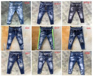 Herrenjeans, Denim, zerrissene Jeans für Männer, Skinny, gebrochener Italien-Stil, Loch, Fahrrad, Motorrad, Rock-Revival-Hose, 12 Jahre, Typ 3348123