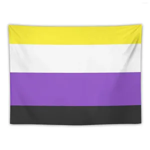 Tapestries Non-binary Flag Tapestry Wall Decoration Room Decore Aesthetic Funny