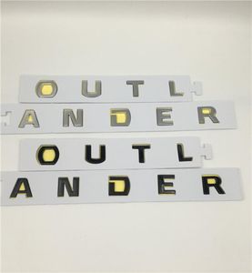 CAR CARCESSORY OUTRINGI OUTLANDER FRONT HOOD EMBLEMSバッジボンネットロゴレタースクリプトSTICKERS5398173の車のアクセサリ