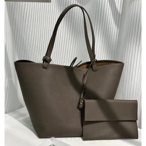 Роскошные сумки, дизайнерская женская сумка The Row, высококачественная натуральная кожа, мягкий кошелек, сумка на плечо, хорошая вместительность, мужская сумка для матери, белая черная модная модная сумка xb146 C4
