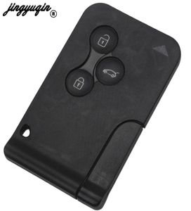 Capa para chave remota de carro com 3 botões, capa de substituição para Renault Clio Megane Grand Scenic 2 3 Koleos com chave pequena 4360368