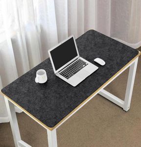 Muskuddar handled vilar stor XXL Office Computer Desk Mat 100x50120x60cm Bord Tangentbord Pad Wool Felt Laptop Cushion Nonslip C8041492