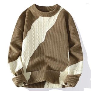 Men's Sweaters Autumn And Winter Round Neck Pullover Versatile Sweater For Casual Wear