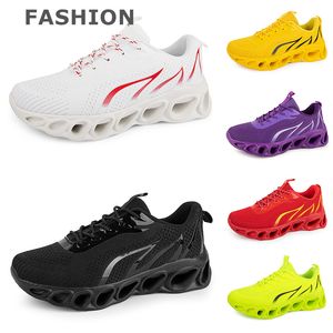 Erkekler Kadınlar Koşu Ayakkabı Siyah Beyaz Kırmızı Mavi Sarı Neon Yeşil Gri Erkek Eğitmenler Spor Moda Açık Atletik Spor Ayakkabıları Eur38-45 Gai Color87