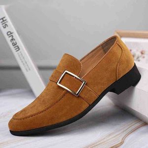 Dres Shoe Loafer Uomo che veste scarpe col tacco alto Scarpa Marrone Parrucchiere Luxury Office Underdres Classic Formal 220723