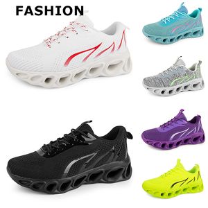 scarpe da corsa da uomo donna Nero Bianco Rosso Blu Giallo Neon Verde Grigio scarpe da ginnastica da uomo moda sportiva scarpe da ginnastica da ginnastica all'aperto 38-45 GAI color21