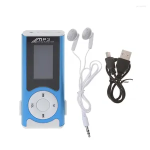 Mini USB alüminyum LCD ekran 32GB kart klip tasarım dijital müzik mp3