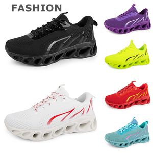 Männer Frauen Laufschuhe Schwarz Weiß Rot Blau Gelb Neon Grün Grau Herren Trainer Sportmode Outdoor Sportschuhe EUR38-45 GAI Farbe55