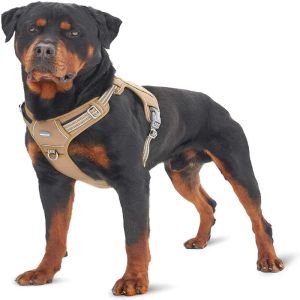 Тактическая шлейка для собак для больших собак, регулируемая шлейка для домашних животных без тяги, светоотражающая жилетка K9 для рабочих тренировок, легкий контроль, жилет для домашних животных