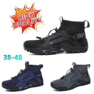 Scarpe da ginnastica Vendita calda Uomo Trail Running Mountain Breath Hiking Trekking Scarpe da ginnastica Arch Walking Scarpe resistenti GAI nere comode