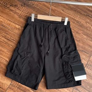 Мужские летние брендовые спортивные брюки, короткие свободные шорты Islandness с надписью длиной до колена, мужские шорты Stones Island 6783