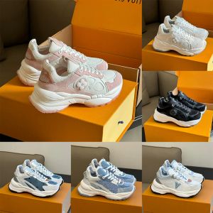 Arrivo Run 55 Sneakers firmate Scarpe con plateau da donna Tendenza moda Scarpe casual da donna di marca famosa Scarpe da ginnastica popolari Scatola originale