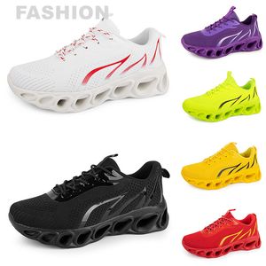 men women running shoes Black White Red Blue Yellow Neon Grey mens trainers sports outdoor athletic sneakers GAI color34