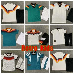 1990 1994 1996 1992 Alemanha Retro Littbarski BALLACK Camisa de futebol KLINSMANN 2014 camisas KALKBRENNER Matthaus Hassler Bierhoff KLOSE KLOSE KIDS Criança