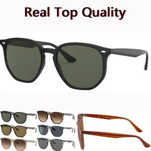 Luxury Eyeglass Hexagonal Sunglasses Men Women Fashion Sun Glasses for Male Female with Leather Box Lents De Sol Mujer