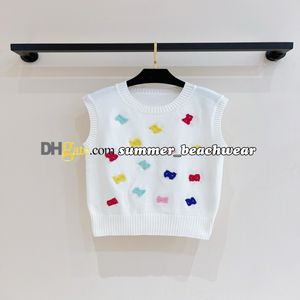 Sommer Mode Gestrickte Weste Frauen Ärmellose Strick Tops Designer Gestrickte T Shirt Ärmellose Sommer Tank Camis T-shirts Weste Kurze hemd