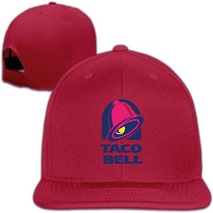 Taco Bell Hat Baskı Yenilikçi Tasarım Beyzbol Şapkası Kırılabilir Kapak Komik Golf Kapağı Unisex Çift Şapka Q0805316E