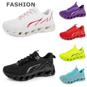 Männer Frauen Laufschuhe Schwarz Weiß Rot Blau Gelb Neon Grün Grau Herren Trainer Sportmode Outdoor Sportschuhe EUR38-45 GAI Farbe32