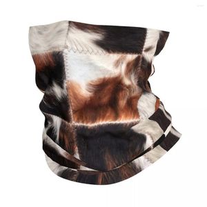 Bandanas rutig kohud päls bandana nacke gaiter vindtät ansikte halsduk täcker män djur läder textur huvudbonad balaclava tryckning