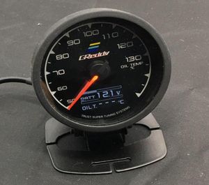 62mm 7 Color in 1 Racing GReddy Multi DA LCD Digital Display Oil Temp Gauge Oil Temperature Sensor2250923