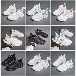 Mężczyźni biegający pieszki dla kobiet buty nowe płaskie buty miękki podeszwa moda biała czarna różowa bule wygodne sport Z513 Gai Trendings 754 WO