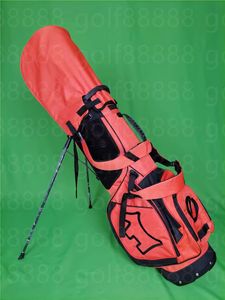 オレンジ色のゴルフバッグスタンドバッグ超光、霜、防水性