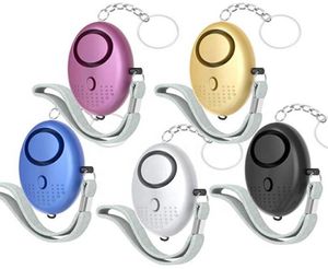 Självförsvarslarm 130dB Loud Keychain Alarm System Girl Women Protect Alert Personlig säkerhet Säkerhetssystem8735286