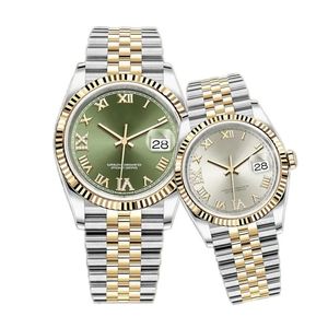 Women Diamond Watch 2813 Movement 31mm Quartz 36mm Automatiska rostfritt stålpar Watches Waterproof Arvurs Lysande Montre de Luxe gåvor