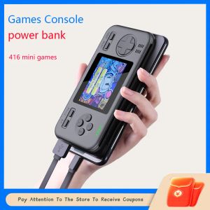 Плотники Power Bank Portable High емкости ручной игры консоли 416 Game Dual USB -порты Прощай, чтобы без электричества быстрая зарядка подарок