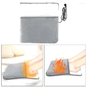 Carpets Foot Warming Mat Double-Side Heated Electric Heating Pad Warmer Heater Power Saving USB Charging Washable
