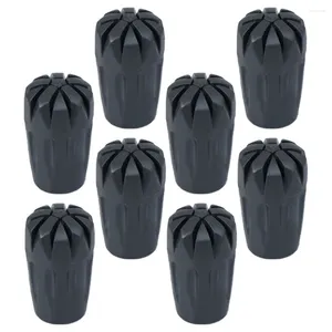 Trekking Poles 8 PCS Travel Accessories Pole Tip Set Crutch Foot Cover Tips Stick Rubber Head Pads Protector Cane