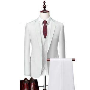 VERTVIE 2024 Брендовый мужской костюм Модный однотонный костюм Повседневный приталенный костюм из 2 предметов Мужские свадебные костюмы Куртки Мужские Большие размеры 3XL Высококачественный пиджак 534 415