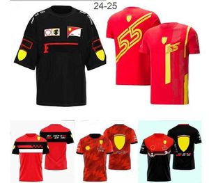 メンズTシャツF1レーシングシャツサマーチームスポーツ同じスタイルのカスタムの短袖のジャージ