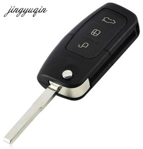 3 düğme flip katlanır Modifiye Modifiye Kesilmemiş Araç Boş Key Kabuk Uzak FOB Kapak Ford Focus Fiesta C Max KA1476630