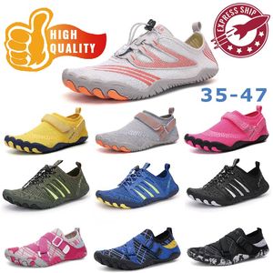 Weicher Komfort Damen Herren Schnelltrocknendes Surfen Atmungsaktives Mesh-Wasserschuhe Strandsneaker Tauchsocken Rutschfester Sneaker Schwimmen Lässig GAI weicher Komfort