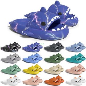 Free Shipping Designer shark slides sandal GAI slipper sliders for men women sandals slide pantoufle mules mens womens slippers trainers sandles color67