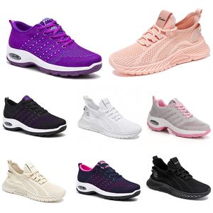 Hiking Shoes New Women Men Running Flat Shoes Soft Sole Fashion Purple White Black Comfortable Sports Color Blocking Q73-1 GAI 554 835