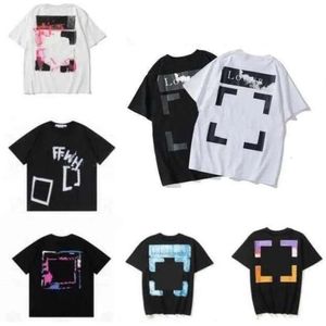 OFEND Mens Graphic Tshirt Man Woman Off White T Off Office Charge Camise