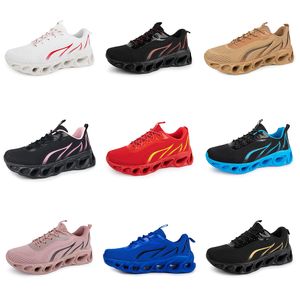 men women running shoes GAI nine black white purple pink green navy blue light yellow mens trainers sports Walking shoes