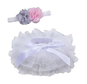 Baby flickor tutu kjol bågen kjol kjolar med pannband pp shorts kjol barn casual flickor kläder baby prinsessor kjolar 03t 075004253