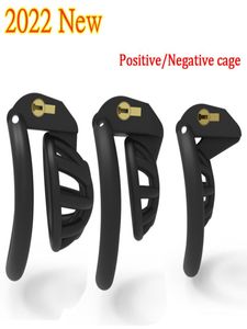 2022 New Cobra Male Device Positive/Negative With 4 Penis Rings,Super Small Cock Cage,BDSM sexy Toys For Men Gay7975493