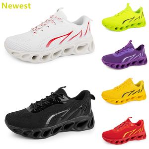 2024 Hot Sale Running Shoes Mens Woman Whites Navys Cream Pinks Black Purple Grey Trainers Sneakers Breattable Color 80 GAI
