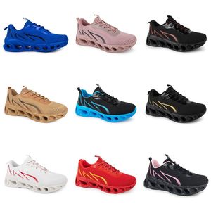 Männer Frauen Laufschuhe GAI Schwarz Weiß Lila Rosa Grün Marineblau Hellgelb Beige Nude Pflaume Herren Trainer Sport Turnschuhe 233 Trendings