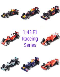 Racing Formula Car 143 Diecast Metal Model fordon Static Simulation Kids Toys Gift1478065