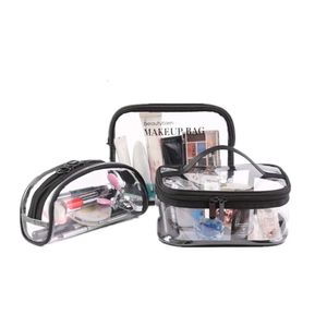 Transparent Makeup Wash Large Capacity Bag, PVC Portable Storage Bag 679691