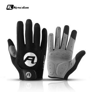 Gloves Summer Bicycle Full Finger Cycling Bike Gloves Absorbing Sweat for Men and Women Bicycle Riding Outdoor Sports Protector